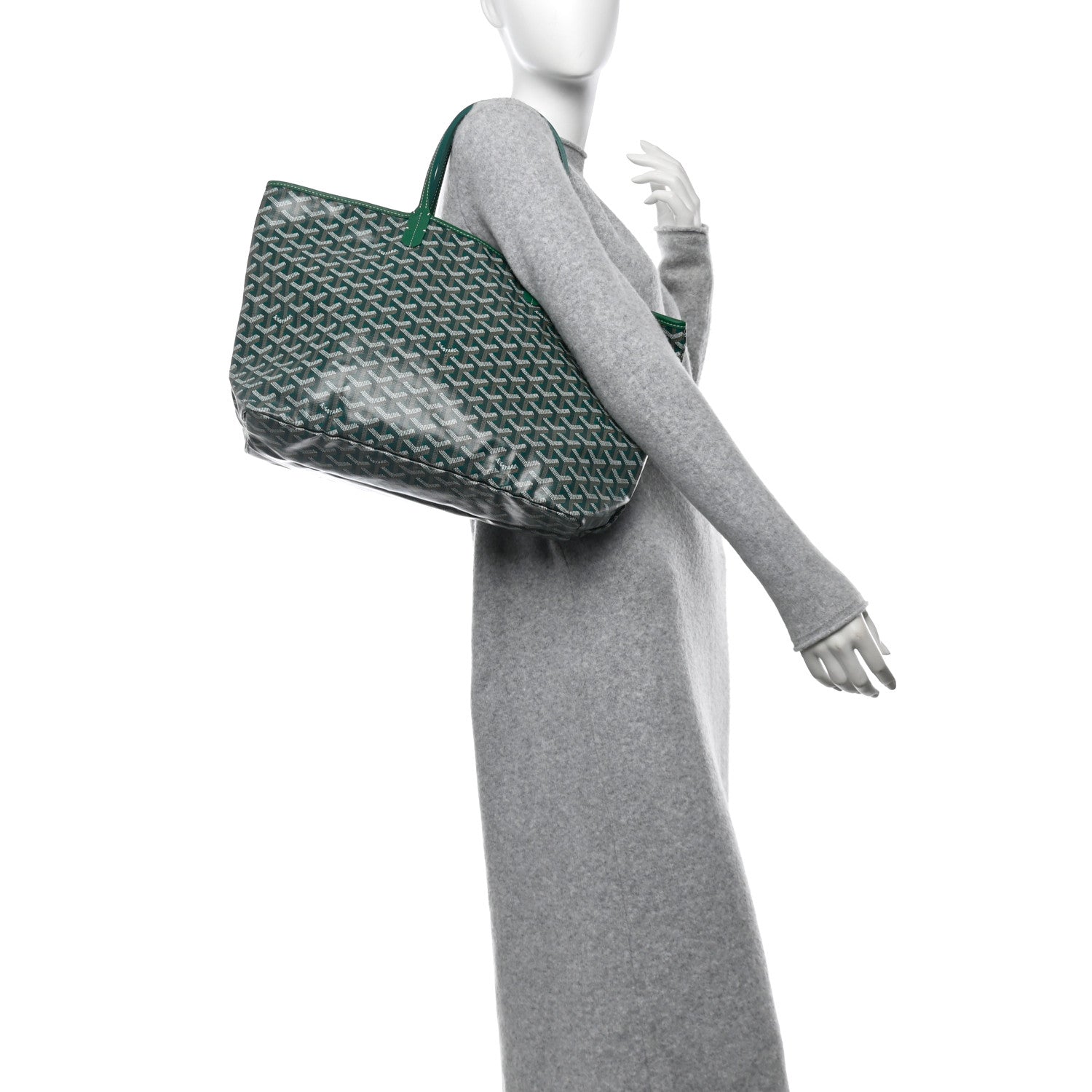 Goyard Goyardine Saint Louis PM Green 2 of 11