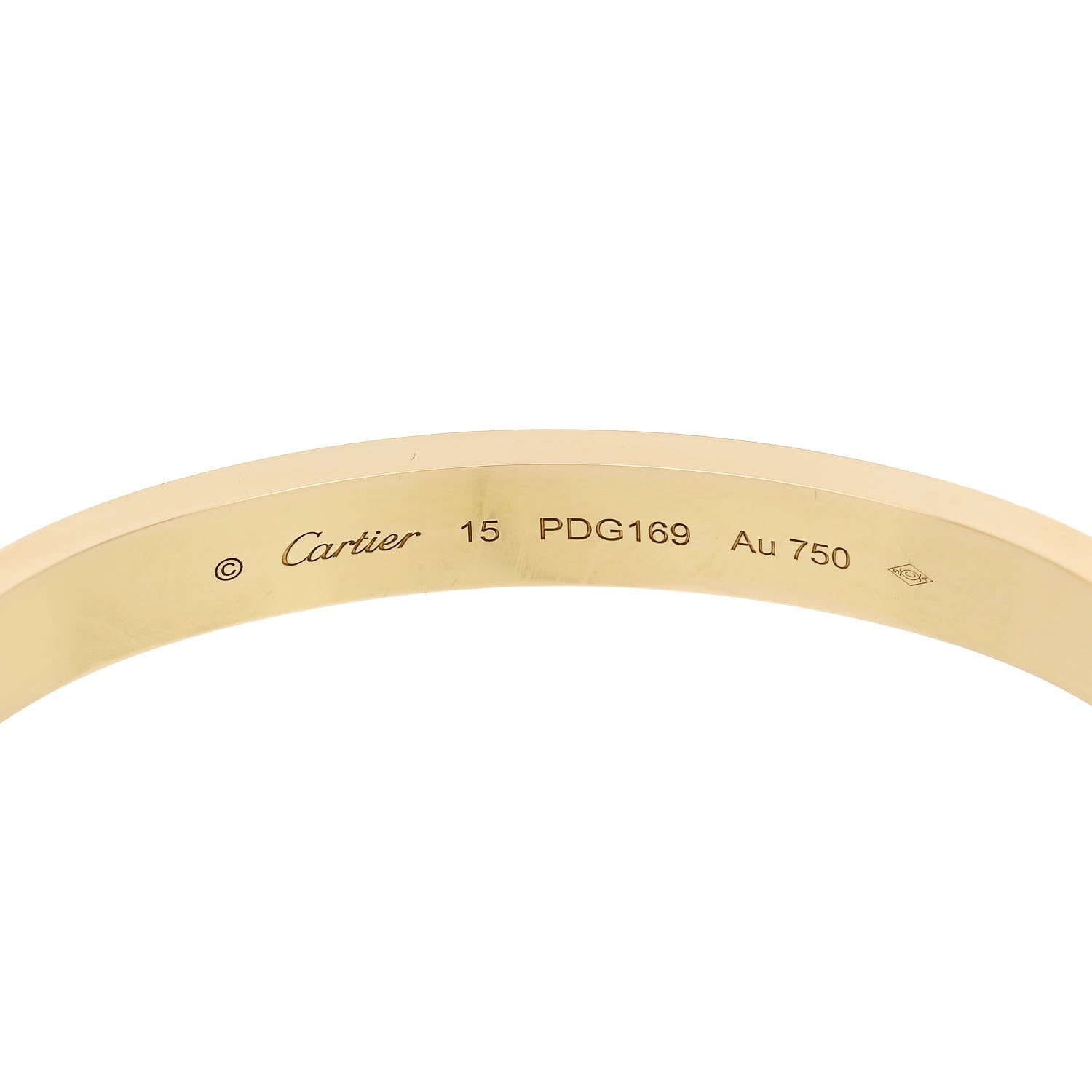 Cartier 18K Yellow Gold LOVE Bracelet 15 6 of 10