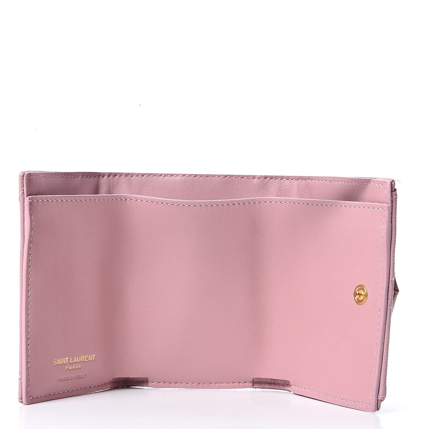 Grain De Poudre Matelasse Chevron Monogram Tiny Wallet Tender Pink