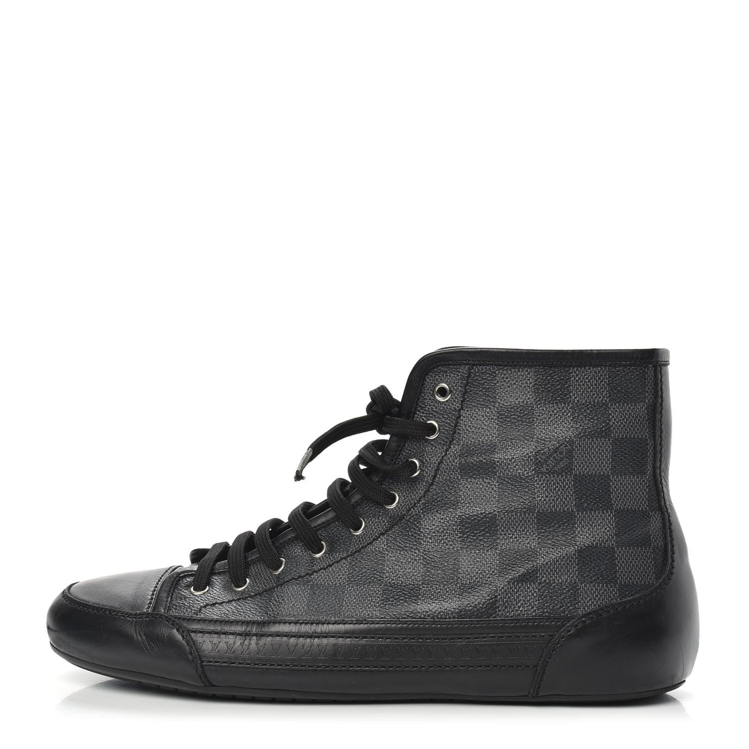 Louis Vuitton Damier Graphite High Top Sneakers 9 1 of 10