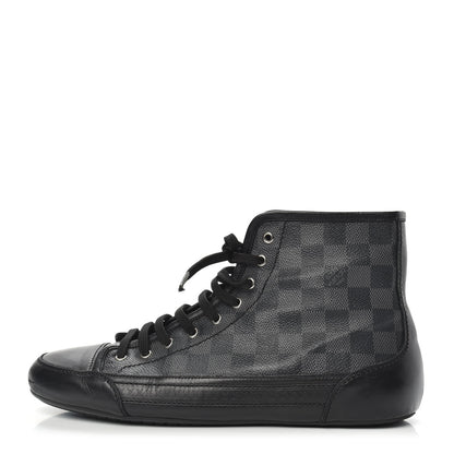 Louis Vuitton Damier Graphite High Top Sneakers 9 1 of 10