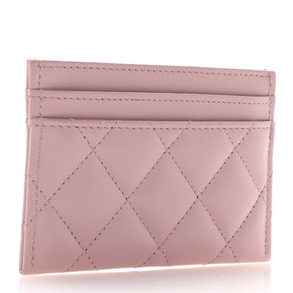 Chanel Lambskin Pearl Quilted Coco Candy Card Holder Light Pink 3 of 7