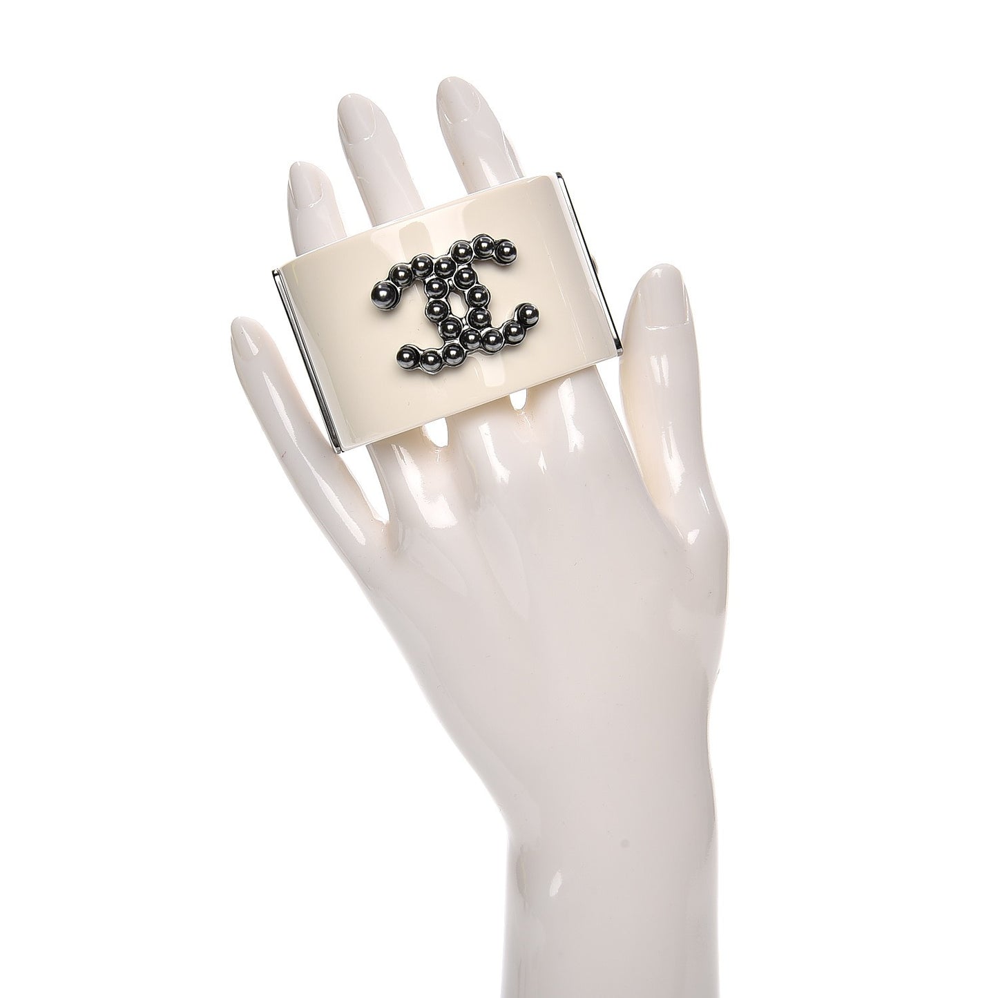 Resin Ruthenium CC Cuff White