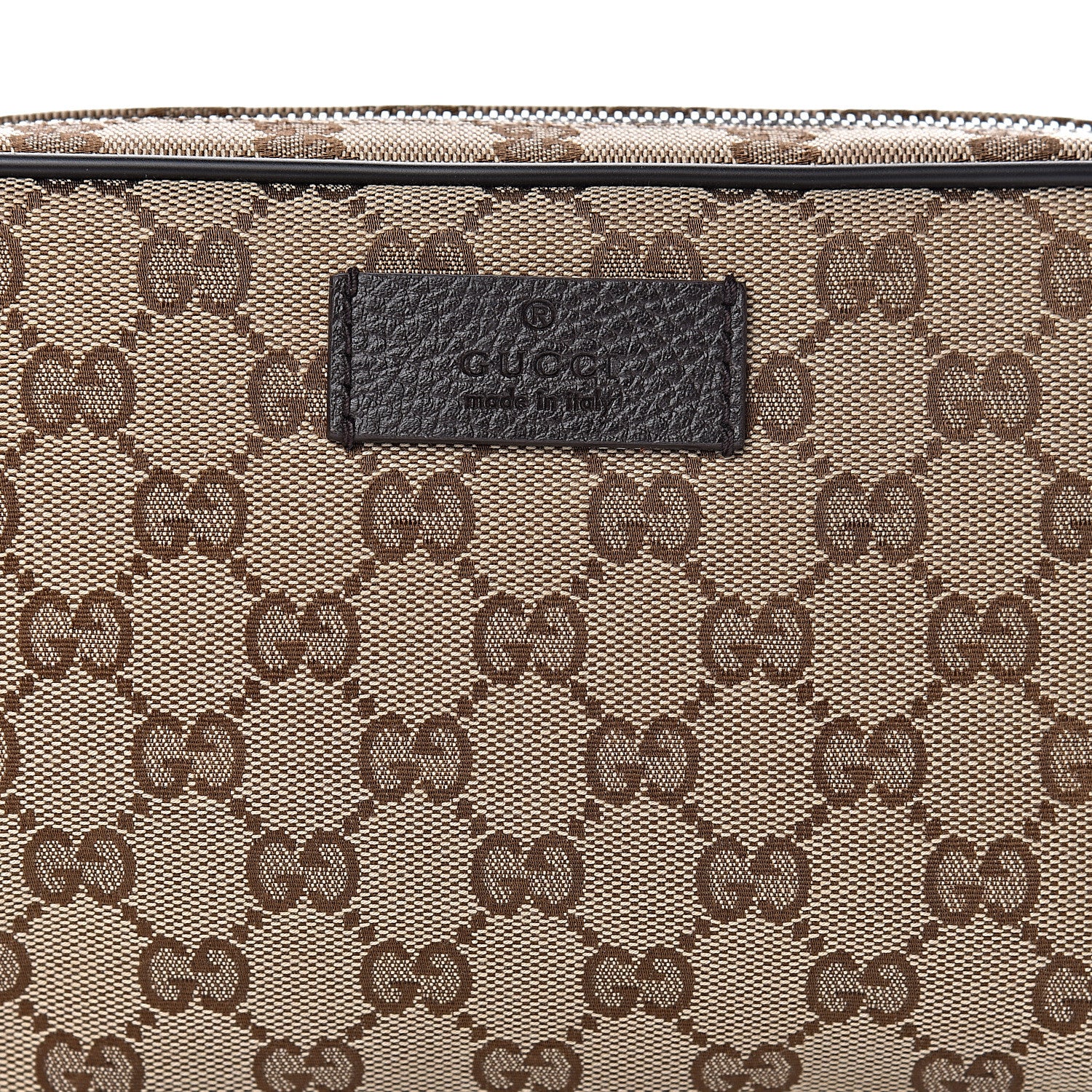 Gucci Monogram Belt Bag Dark Brown 10 of 10