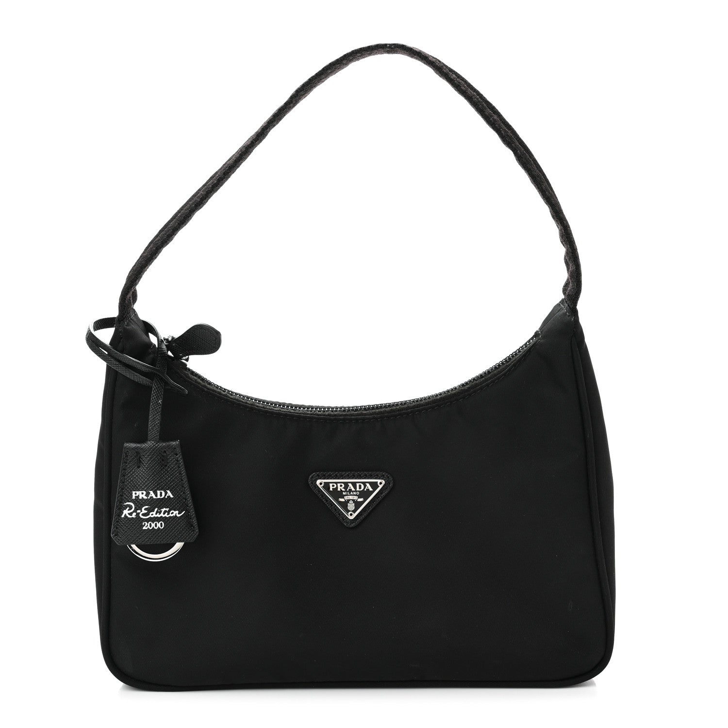 Prada Tessuto Nylon Mini Re-Edition 2000 Bag Black 1 of 10