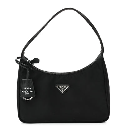 Prada Tessuto Nylon Mini Re-Edition 2000 Bag Black 1 of 10
