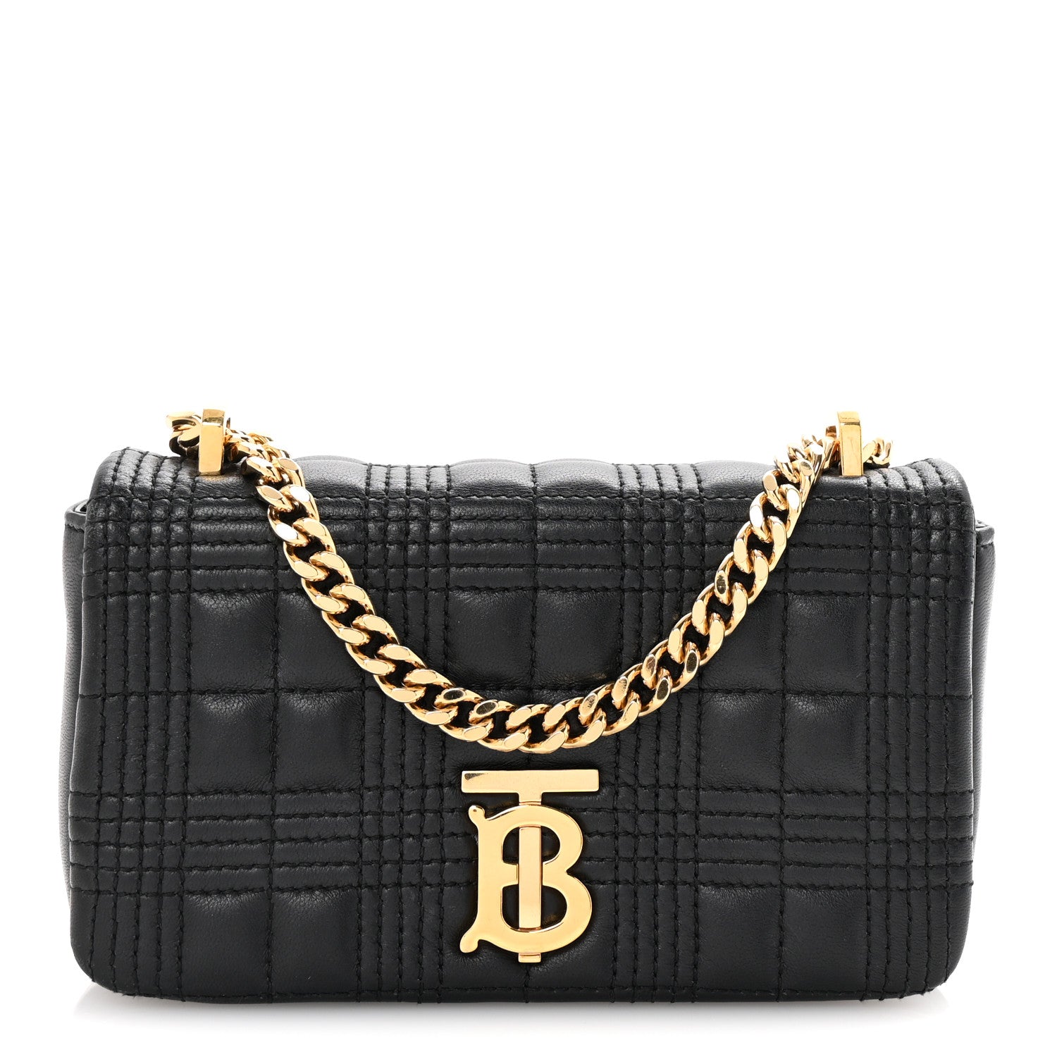 Burberry Lambskin Quilted Mini Lola Bag Black 1 of 9
