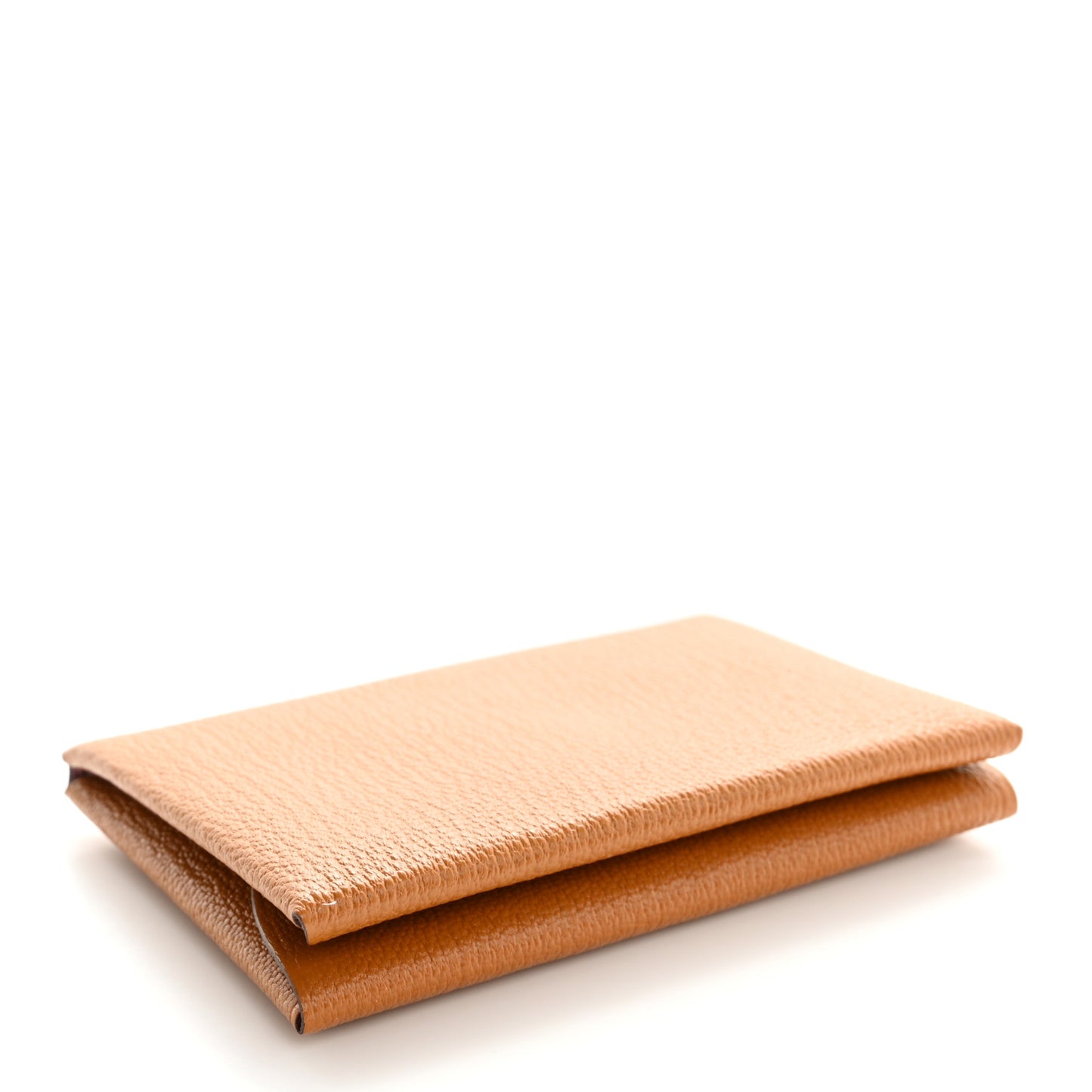 Chevre Mysore Verso Calvi Duo Card Case Quebracho Mauve Sylvestre