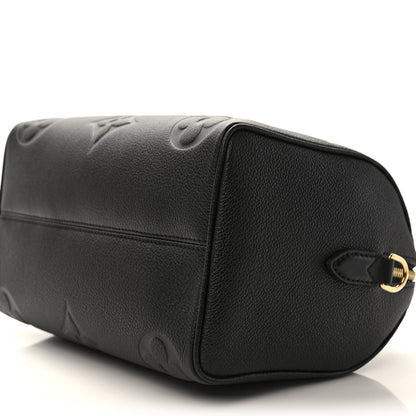 Louis Vuitton Empreinte Monogram Giant Speedy Bandouliere 25 Black 8 of 8