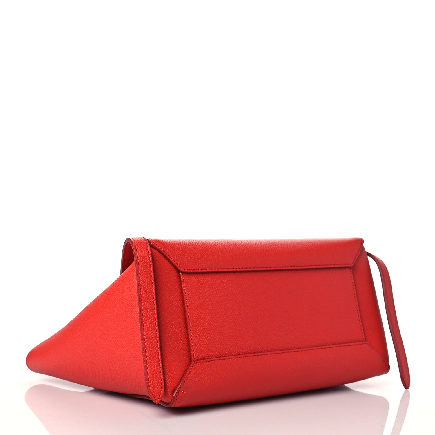 Celine Grained Calfskin Micro Belt Bag Coquelicot 4 of 11