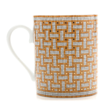 Hermes Porcelain Mosaique au 24 Mug Gold 1 of 7