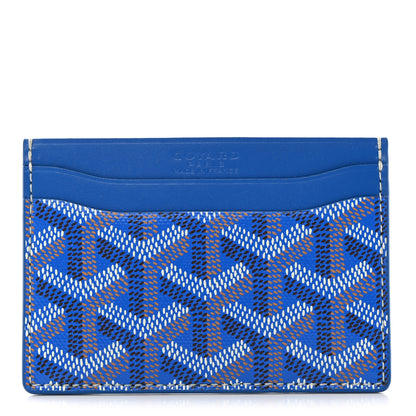 Goyard Goyardine Saint Sulpice Card Holder Sky Blue 1 of 7