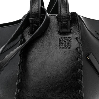Loewe Calfskin Small Whipstitch Hammock Shoulder Bag Black 8 of 11