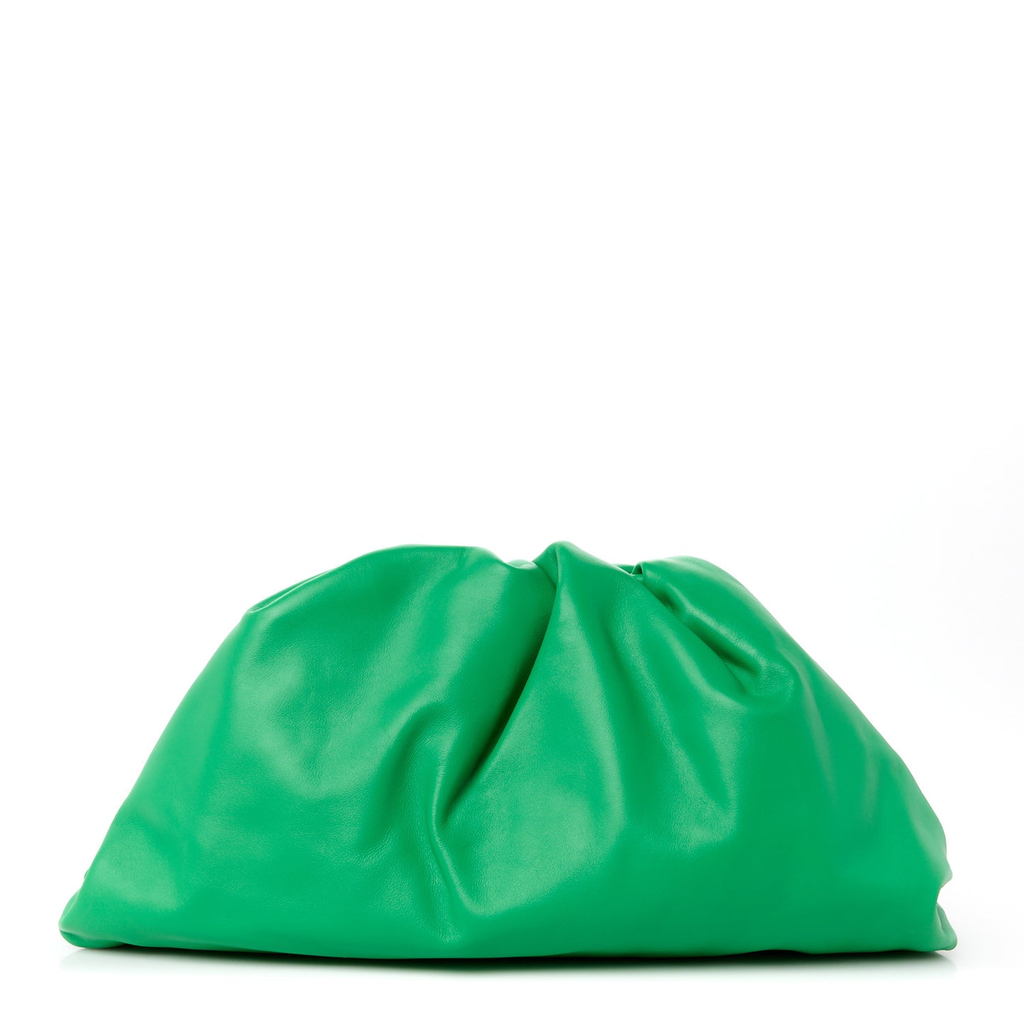 Smooth Butter Calf The Pouch Oversized Clutch Parakeet