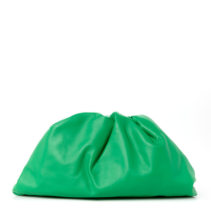 Bottega Veneta Smooth Butter Calf The Pouch Oversized Clutch Parakeet 1 of 11