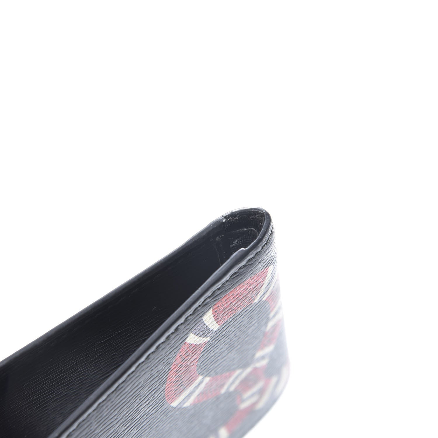 Gucci Shangai Calfskin Kingsnake Bi-Fold Wallet Black 10 of 10