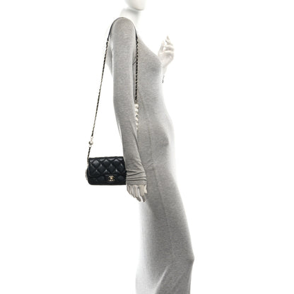 Chanel Lambskin Quilted Mini My Precious Flap Black 2 of 10