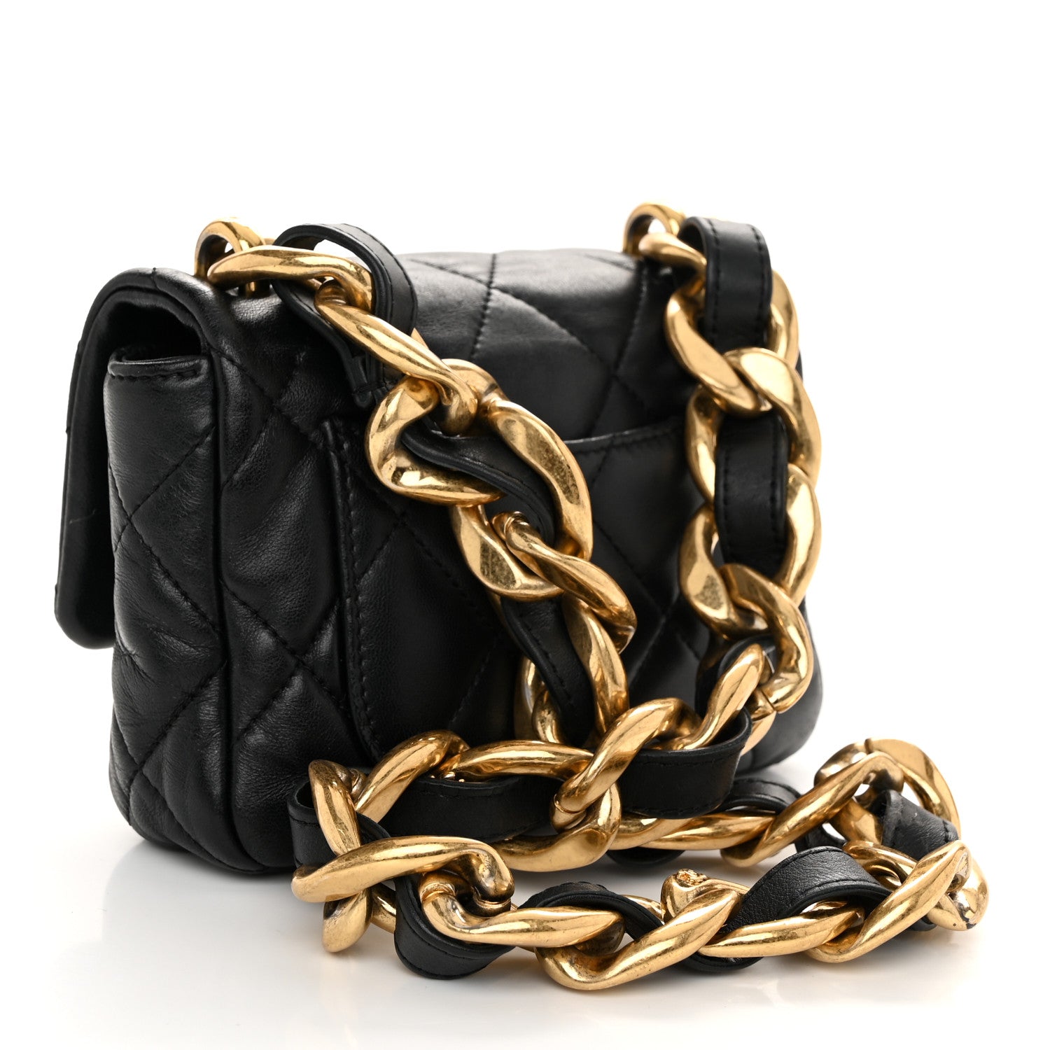 Chanel Lambskin Quilted Mini CC Funky Town Flap Black 3 of 10