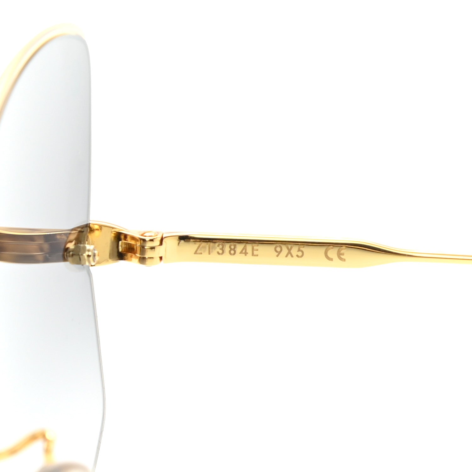 Louis Vuitton Metal Les Amants du Pont Neuf Sunglasses Z1384E Gold Black 6 of 8