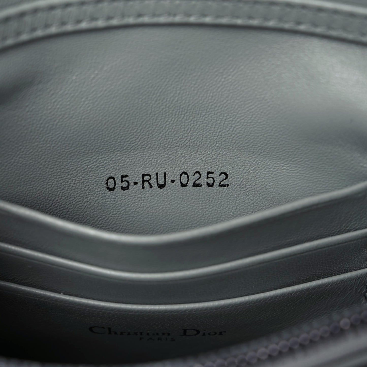 Calfskin Macrocannage Mini Caro Bag Grey