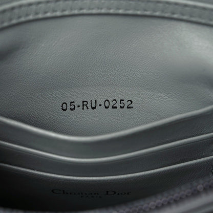 Christian Dior Calfskin Macrocannage Mini Caro Bag Grey 7 of 9
