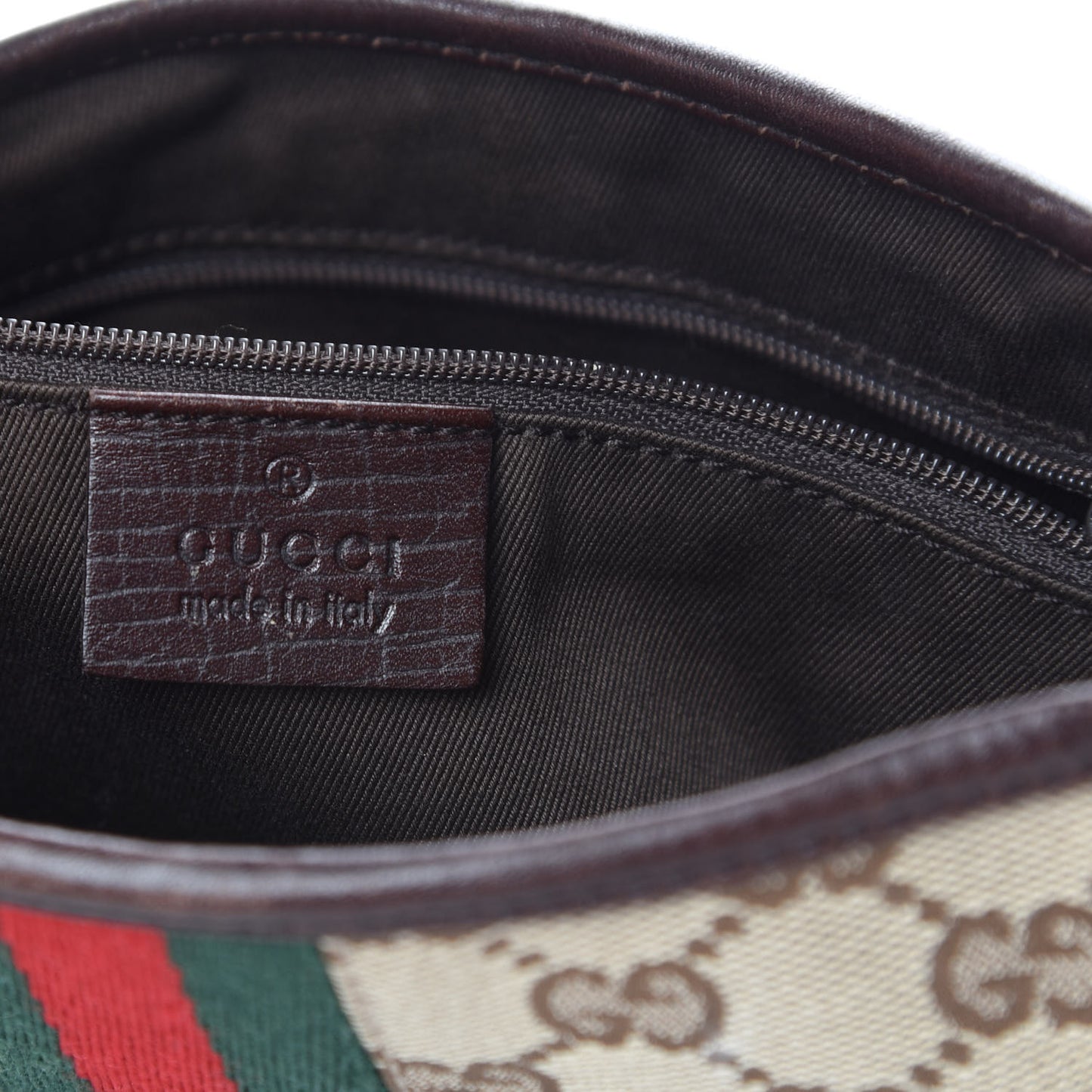 Monogram Web Small Jackie O Hobo Dark Brown