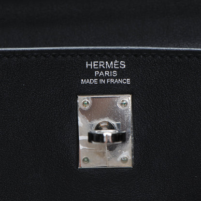 Hermes Swift Kelly Retourne 25 Black 18 of 27