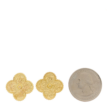 Van Cleef & Arpels 18K Yellow Gold Magic Alhambra Earrings 2 of 4