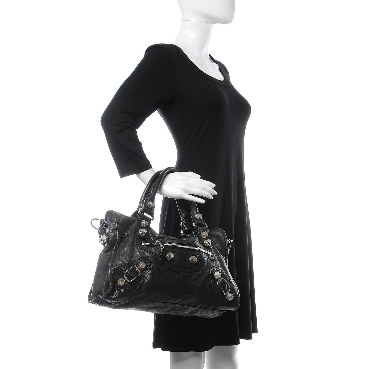 Agneau Giant 21 Silver Hardware City Black