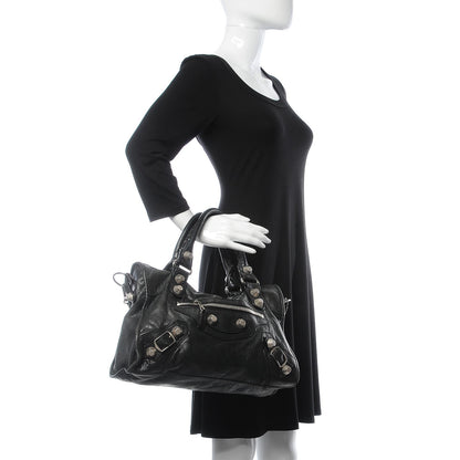 Balenciaga Agneau Giant 21 Silver Hardware City Black 4 of 47