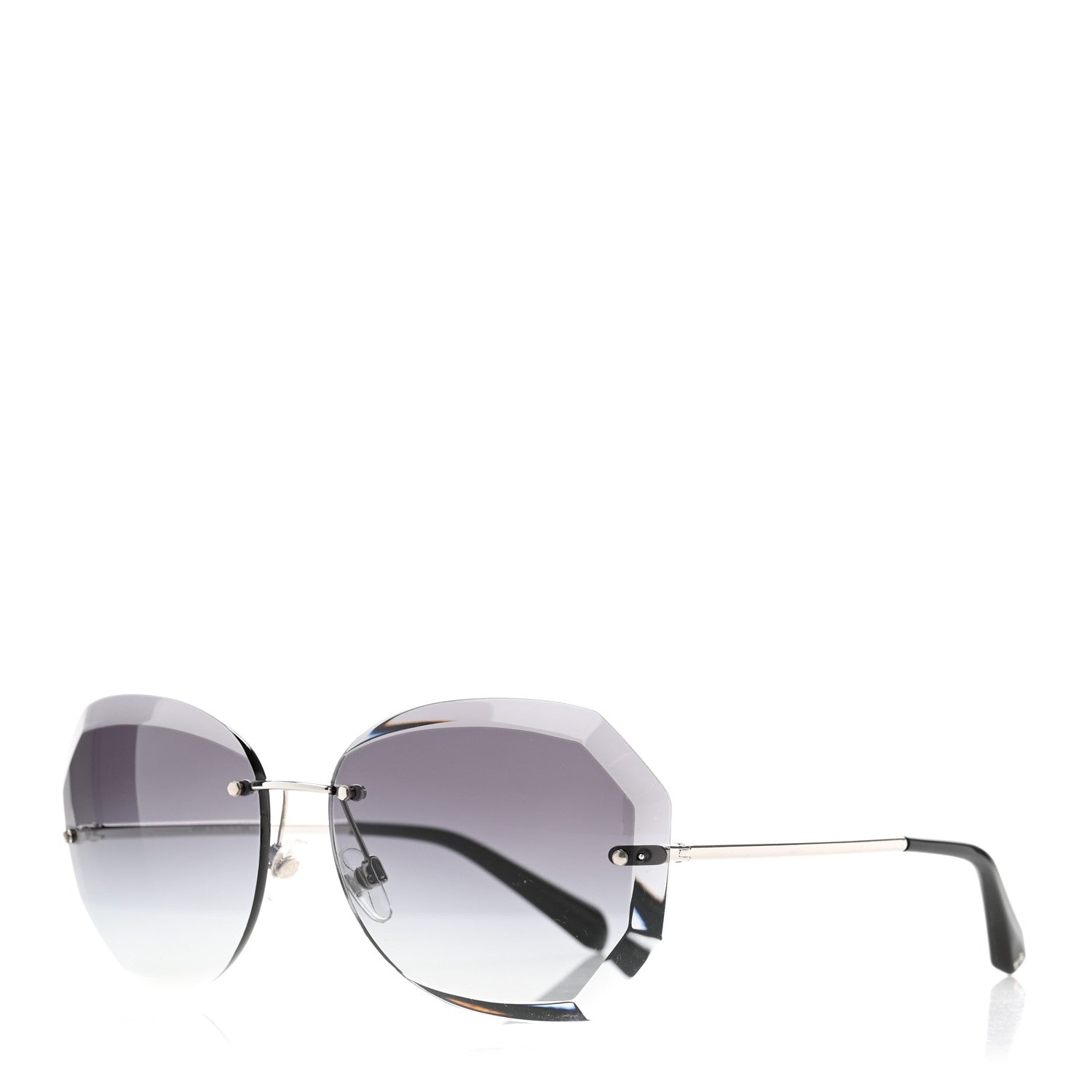 Chanel Metal Spring Round Sunglasses 4220 Silver 1 of 6