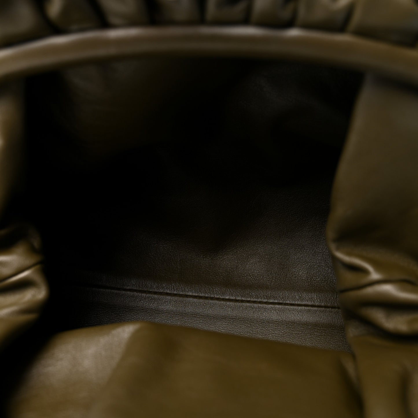 Smooth Butter Calf The Pouch Oversized Clutch Mud