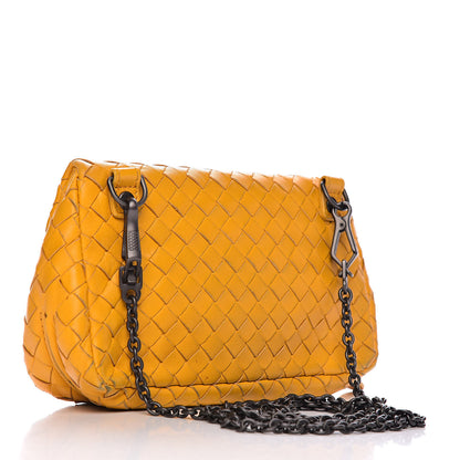 Bottega Veneta Nappa Intrecciato Small Chain Crossbody Marigold 3 of 15
