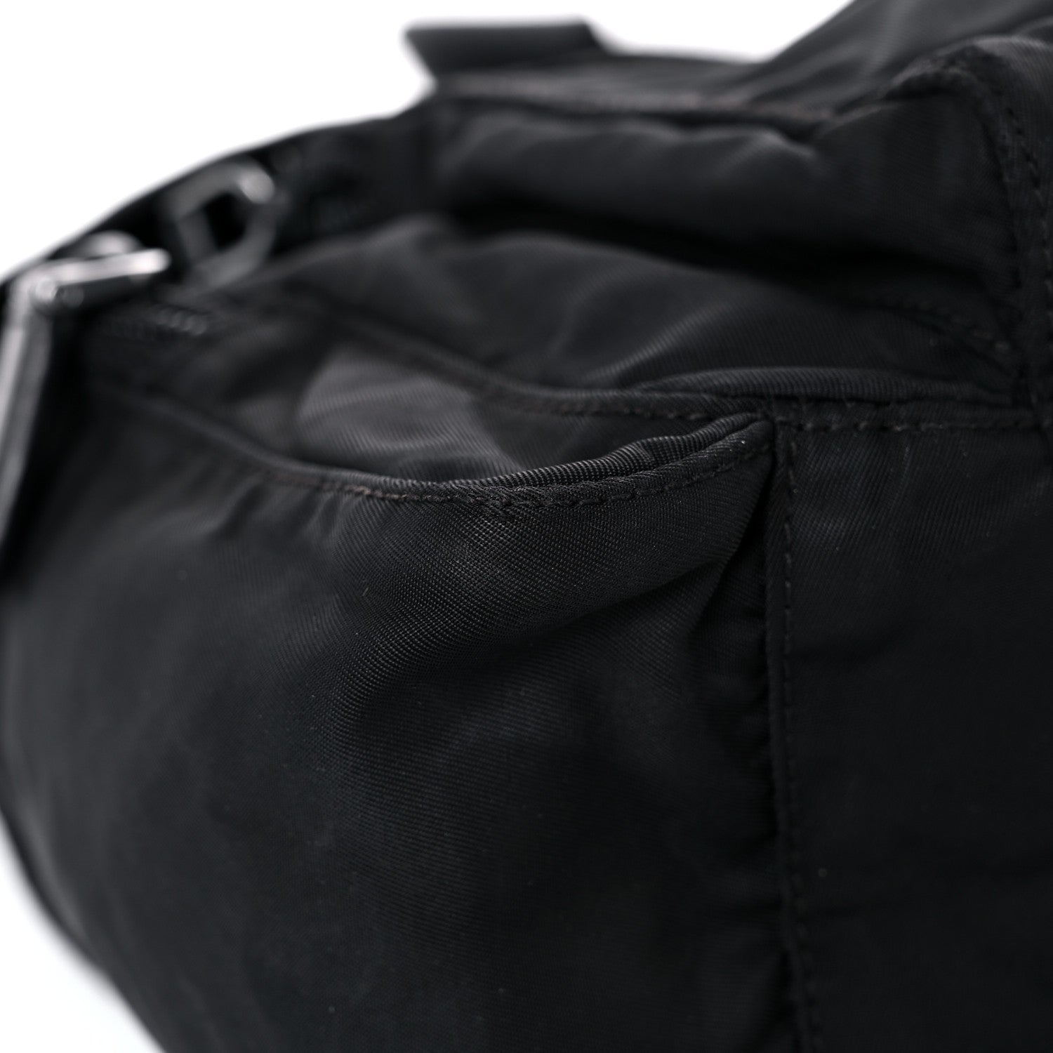Prada Nylon Vela Messenger Black 7 of 13