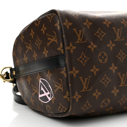 Louis Vuitton Monogram My World Tour Speedy Bandouliere 30 Black 9 of 10