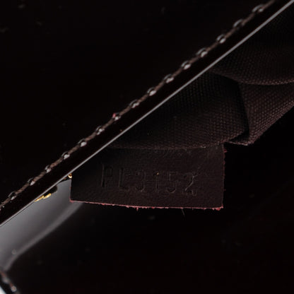 Louis Vuitton Patent Sobe Clutch Amarante 7 of 7