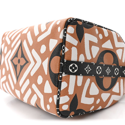 Louis Vuitton Monogram Giant Crafty Speedy Bandouliere 25 Creme Caramel 9 of 9