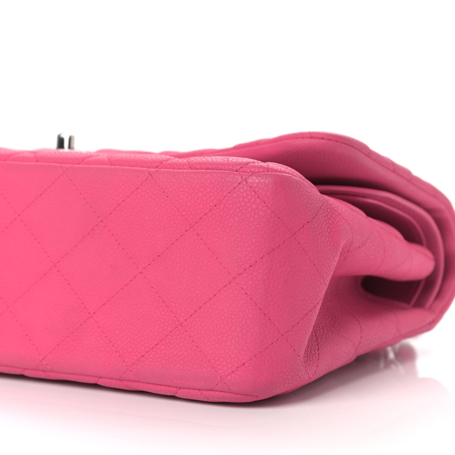 Chanel Iridescent Caviar Quilted Jumbo Double Flap Pink 9 of 16