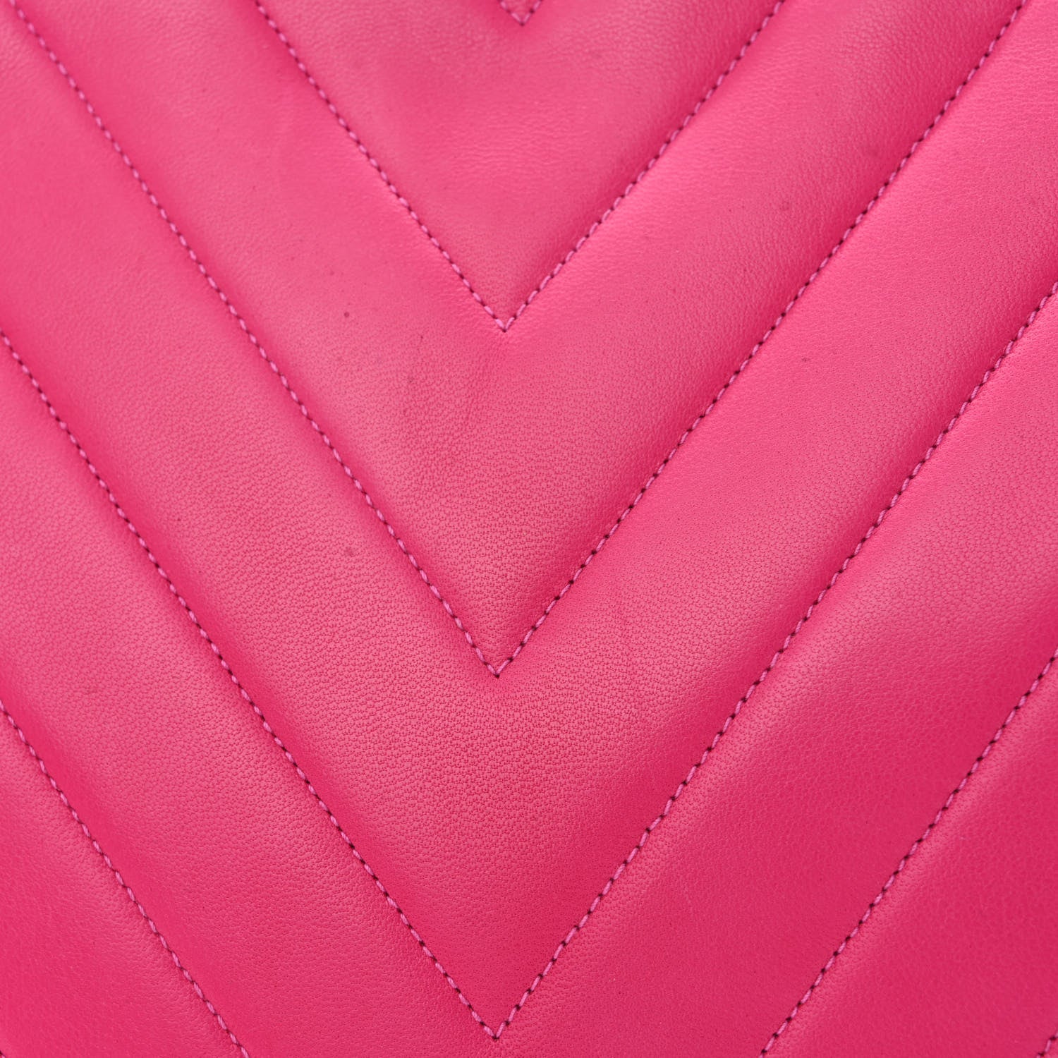 Chanel Lambskin Chevron Quilted Shoulder Bag Pink 14 of 18