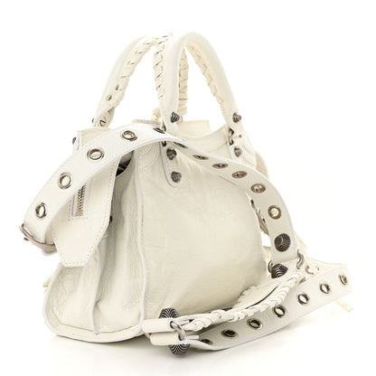 Balenciaga Agneau Arena Neo Cagole Handbag XS Optic White 4 of 14