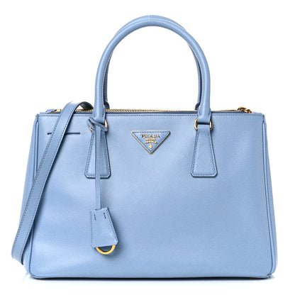 Prada Saffiano Small Galleria Double Zip Tote Astrale 1 of 11