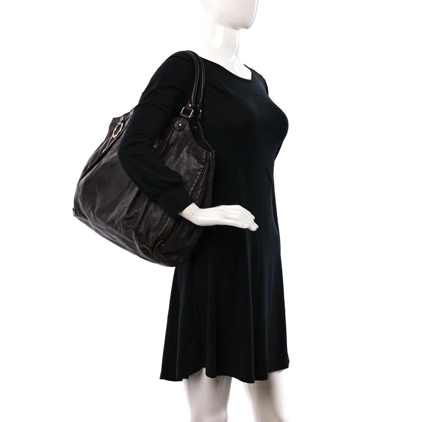 Calfskin Large Sukey Tote Brown