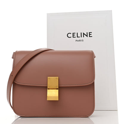 Celine Box Calfskin Teen Classic Box Flap Bag Antique Rose 11 of 11
