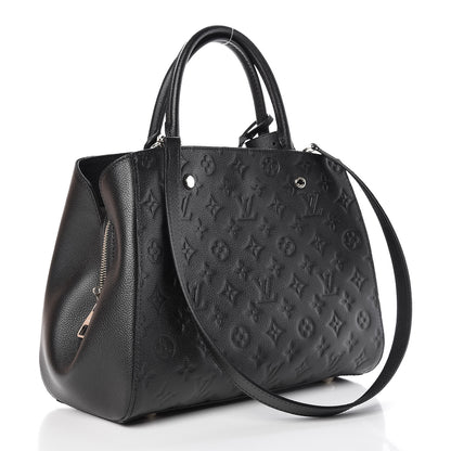 Louis Vuitton Empreinte Montaigne MM Black 3 of 10
