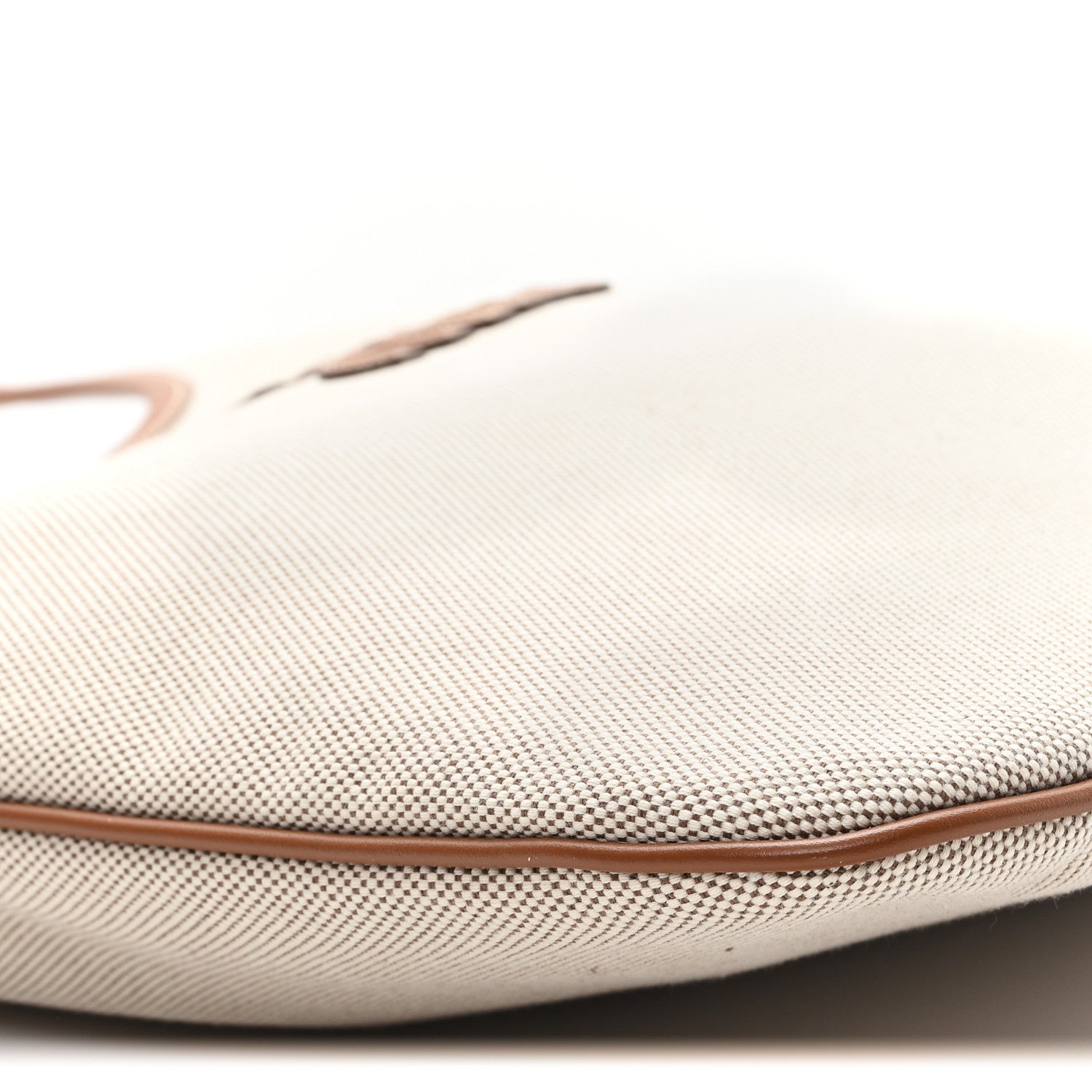 Miu Miu Canvas Ivy Bag Beige Brown 8 of 9