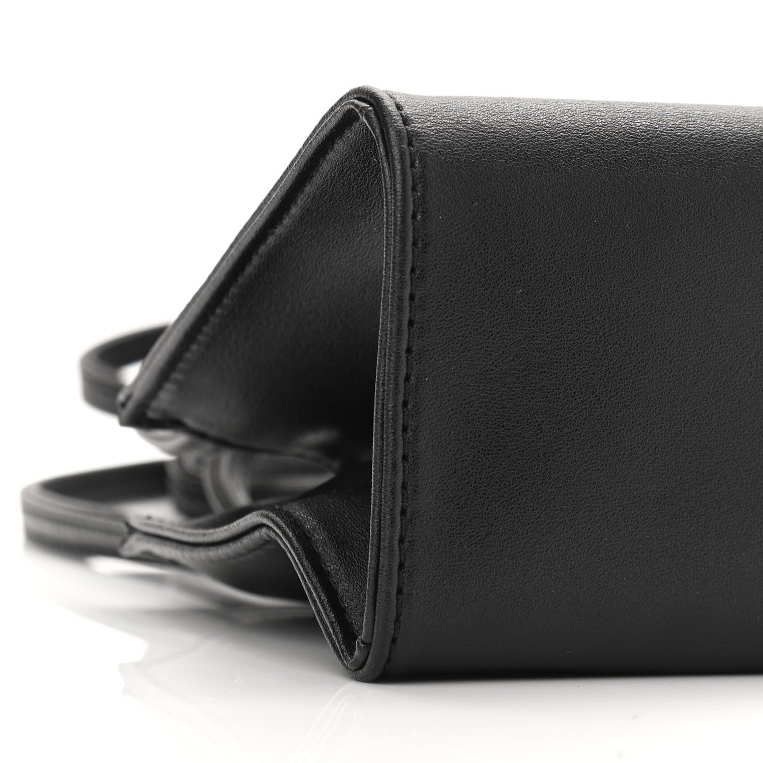 Telfar Vegan Leather Small Shopping Bag Black 9 of 10