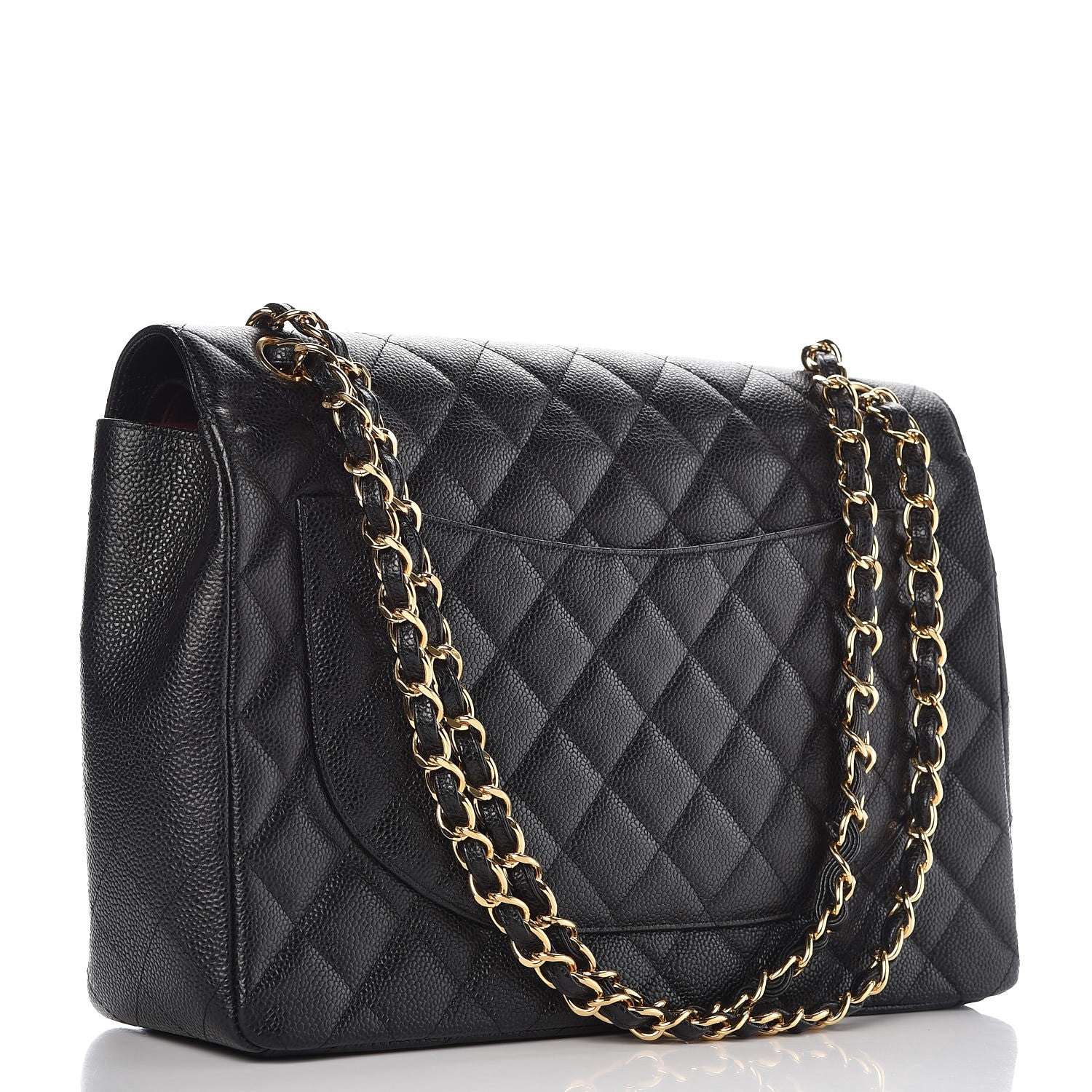 Chanel Caviar Quilted Maxi Double Flap Black 4 of 10