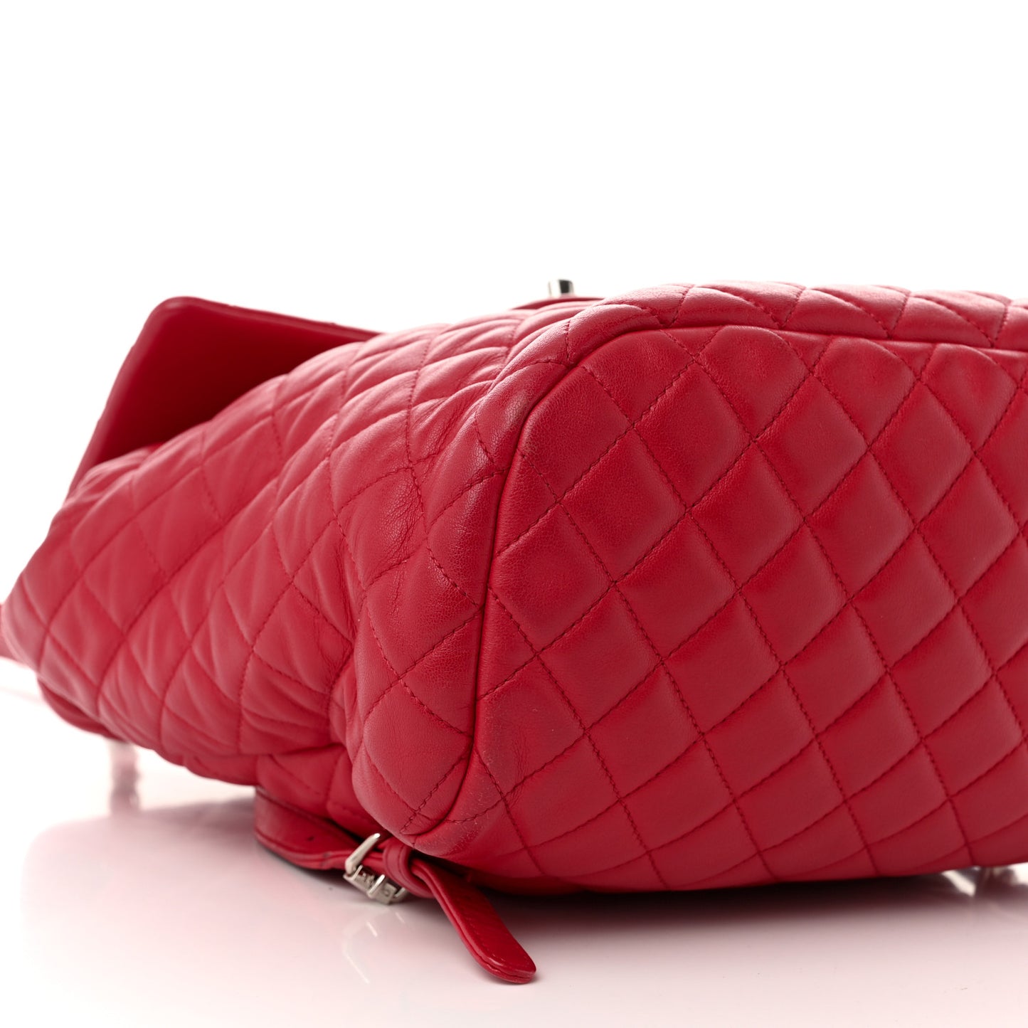 Lambskin Quilted Large Urban Spirit Backpack Red