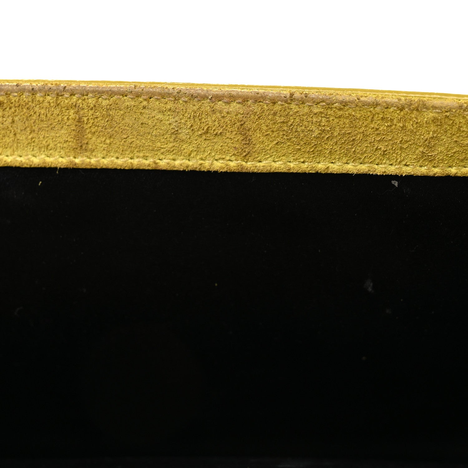 Saint Laurent Textured Patent Calfskin Monogram Large Belle De Jour Clutch Lemon 12 of 12