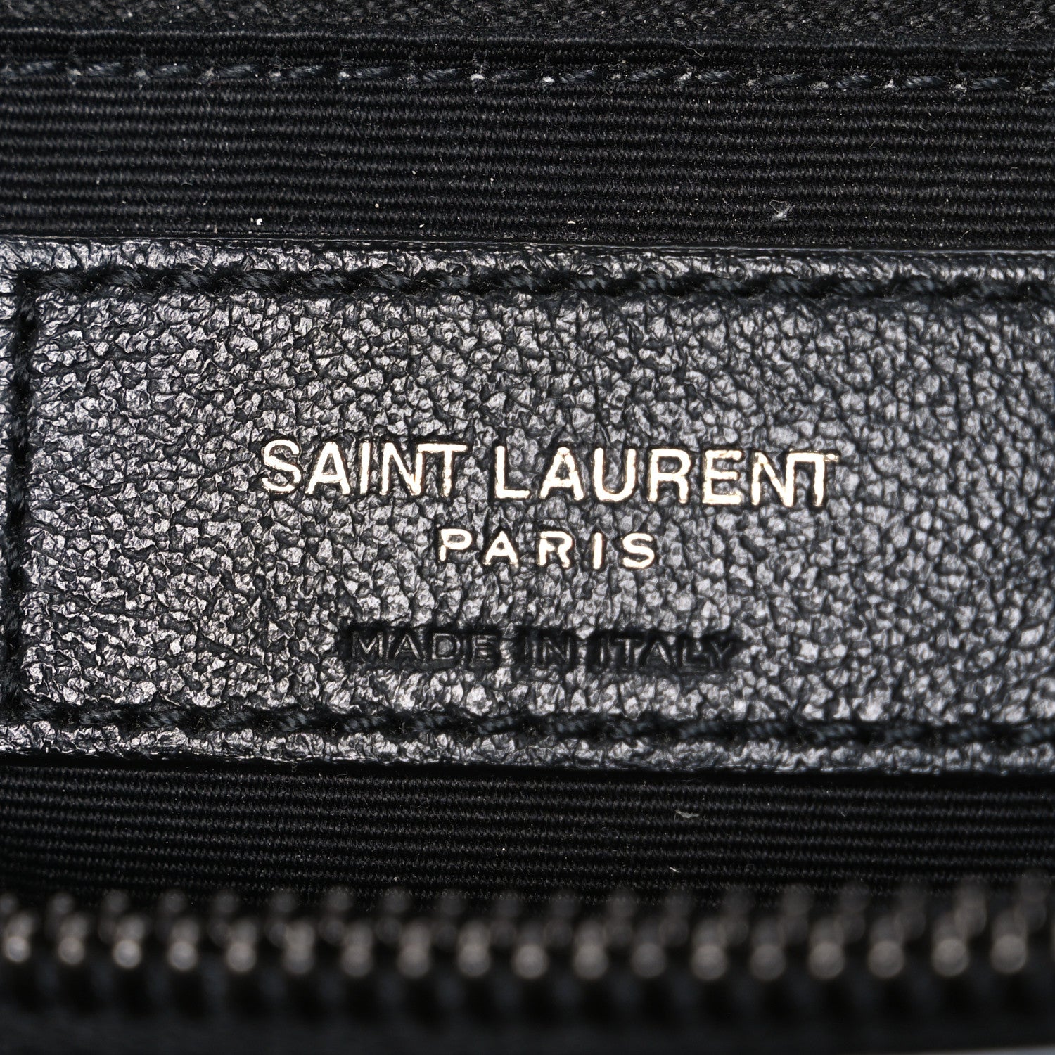 Saint Laurent Calfskin Y Quilted Monogram Monochrome Large Loulou Chain Satchel Black 5 of 9